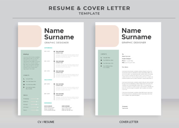 Download Resume and Cover Letter Template - Resume and cover letter template Collection